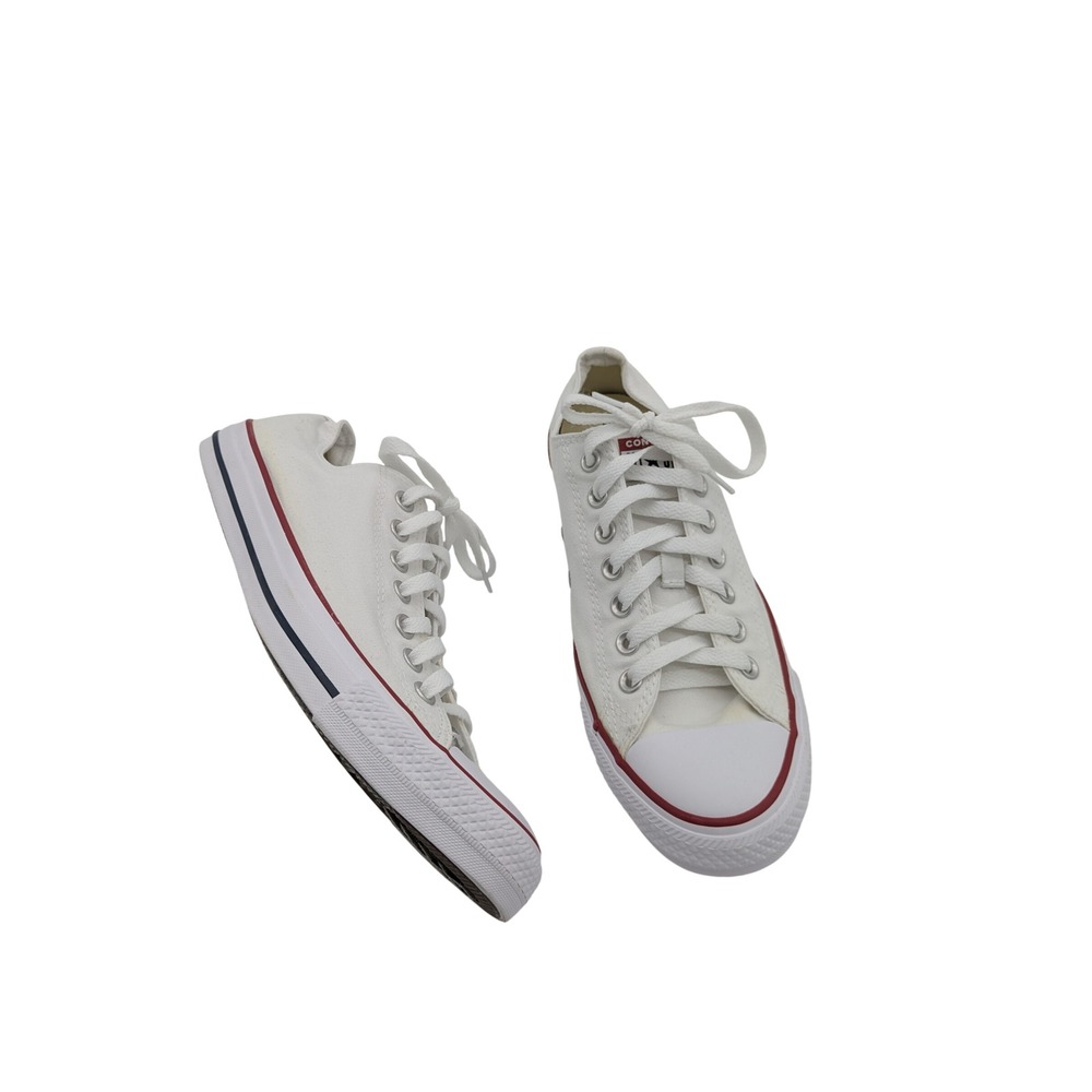 Converse Unisex Retro Classic Iconic Sneakers M 8.5 W 10.5 White Chuck Taylor